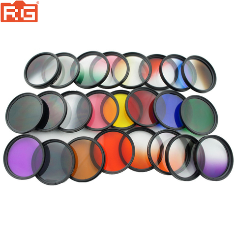 Filtre d'objectif gradué UV filtre couleur ND CPL étoile MC-UV pour GoPro Canon Nikon d5300 1200D 750D 700D appareil photo 52MM 58MM 52 58 mm ► Photo 1/6