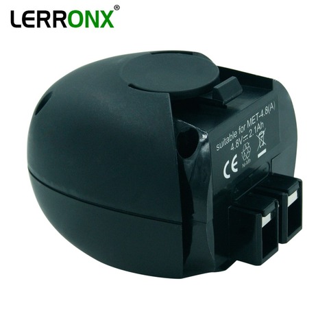 LERRONX – batterie rechargeable de remplacement, haute qualité, 4.8V, 2100mAh, Ni-MH, pour Metabo 6.31858/6.27270/6.27271, pour outils électriques ► Photo 1/1