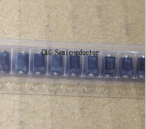 Diode de récupération rapide, 100 pièces, US1G UF4004 HER104 1A 400V SMA SMD ► Photo 1/1