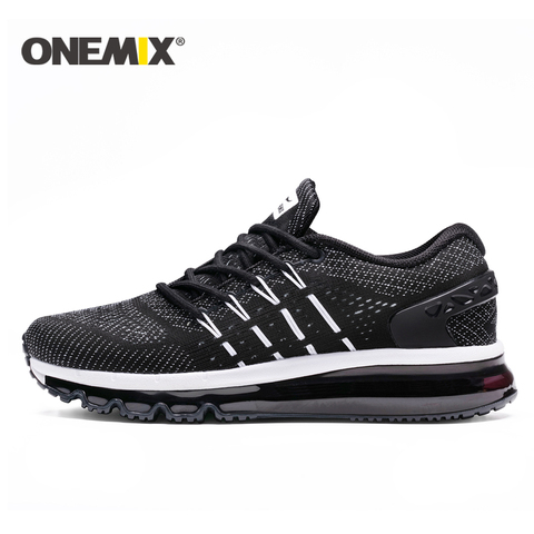 ONEMIX nouveau coussin d'air chaussures de course hommes respirant coureur baskets hommes Sports de plein Air chaussures de marche pour hommes chaussures de Tennis femmes ► Photo 1/6