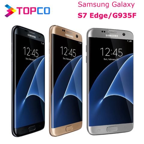 Samsung Galaxy S7 Edge G935F Original débloqué LTE Android téléphone portable Octa Core 5.5 