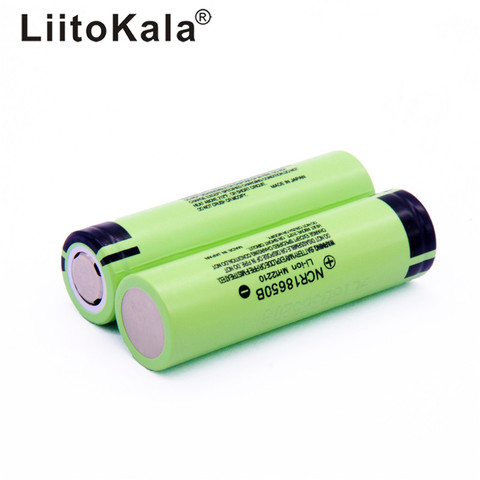 LiitoKala – batterie lithium rechargeable 34B, 3.7V, 18650 mAh, pour lampe torche, 2 pièces ► Photo 1/5