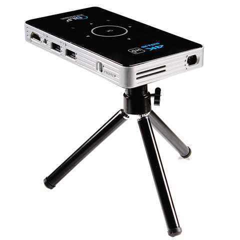 Mini projecteur Portable C6 4K DLP, Android 9.0, 2.4G, 5.8G, Wifi, Bluetooth, pour Home cinéma, Miracast, Airplay ► Photo 1/6