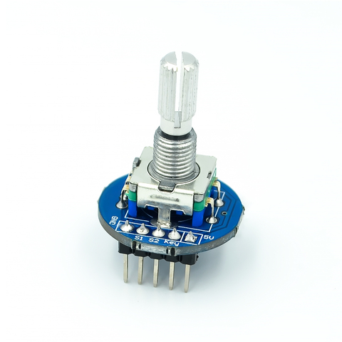 Rotary Encoder Module pour Arduino Brique de Développement de Capteurs Rond Audio Rotation Potentiomètre Capuchon de Bouton EC11 ► Photo 1/3