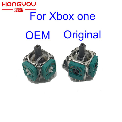 Lot de 10 pièces de joysticks 3D avec capuchons de capteur de pouce, Module analogique de remplacement pour boîtier de manette Xbox One ► Photo 1/6