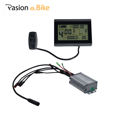 PASION-panneau de contrôle pour vélo électrique électrique, avec écran LCD 24V, 36V, 48V, avec contrôleur 25a ► Photo 1/4