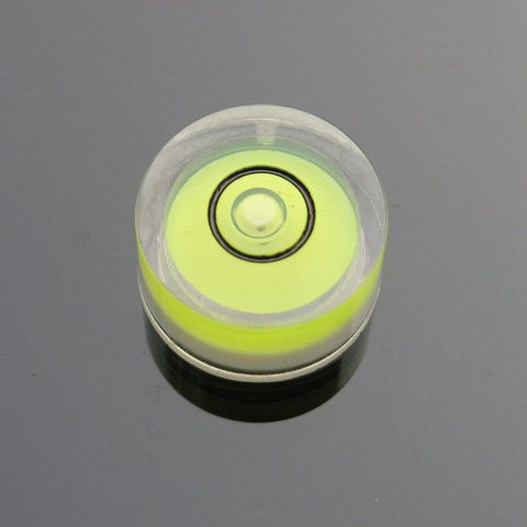 HACCURY – niveau universel en plastique, Mini bulle circulaire, instrument de mesure du niveau de bulle, 12*6mm ► Photo 1/6