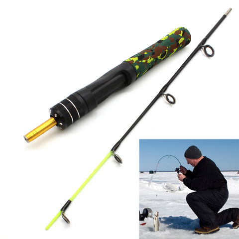 Canne à pêche Spinning super résistante de 60cm, accessoire de voyage en plein air, adapté à la glace, facile à transporter en hiver ► Photo 1/1