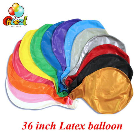 1 pièces 36 pouces latex ballon haute qualité 25g hélium ballons anniversaire fête de mariage décoration coloré gros ballons bébé douche ► Photo 1/6