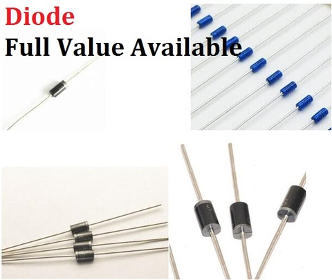 Diode DIP FR104/FR107/FR157/FR207/FR307/UF2004/UF4007/UF5408/SR2100/SR260/SR360/SR540/SR560/SR5100, 100 pièces, livraison gratuite ► Photo 1/1