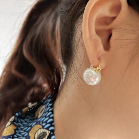 Brincos-boucles d'oreilles pour femmes, bijoux en argent Sterling 2022, Vintage, perles naturelles d'eau douce, idée cadeau, 925 ► Photo 1/6