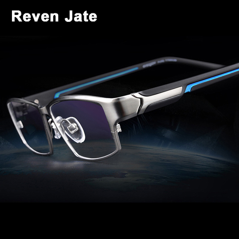 Reven Jate EJ267 mode hommes lunettes cadre Ultra léger Flexible IP électronique placage métal matériel jante lunettes ► Photo 1/6