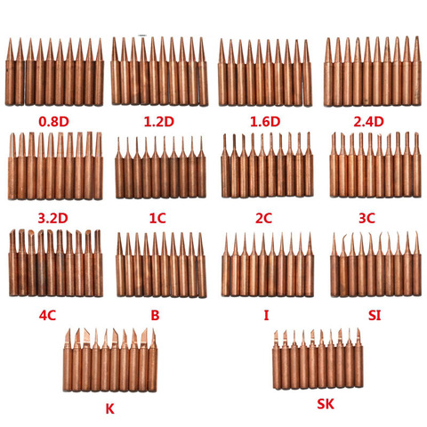 SZBFT – 15 types de pointes de fer à souder diamagnétiques 900m t en cuivre sans plomb, 852D + Station de soudage ► Photo 1/2