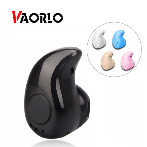VAORLO – écouteurs sans fil Bluetooth avec micro, Mini oreillettes invisibles de Sport stéréo, casque d'écoute S530 pour téléphone xiaomi ► Photo 1/6