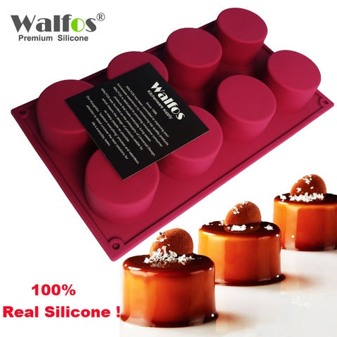 WALFOS-moule à gâteau 3D fait à la main en Silicone, 3 moules de cuisson à la main avec gelée pour cookies, Mini à muffins, outils de cuisson à faire soi-même ► Photo 1/6