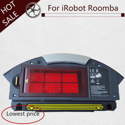 Hepa filtre collecteur de poussière boîte filtre poubelle pour iRobot Roomba 800 série 850 860 870 880 robot aspirateur pièces ► Photo 1/1