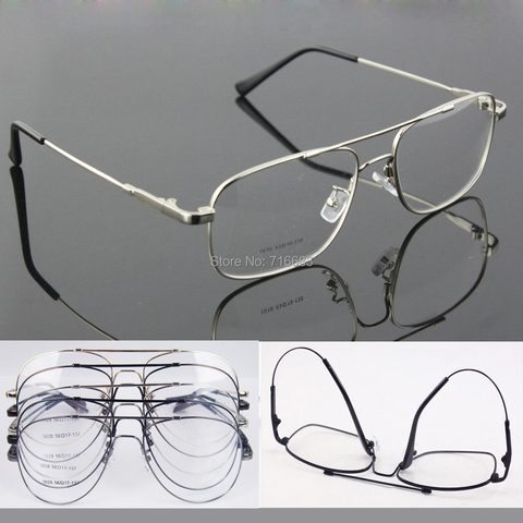 Monture de lunettes en titane Flexible, grande et petite taille, pour lunettes de soleil, optique d'aviation ► Photo 1/6
