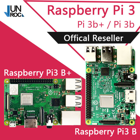 Element14 d'origine framboise Pi 3 modèle B/B + Plus BCM2837 1.2G framboise pi 3 avec 2.4G & 5G WIFI 4.2 Bluetooth et PoE ► Photo 1/5