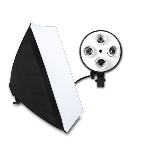 Kit de support de lampe à quatre capuchons pour Studio Photo, équipement de Studio Photo, boîte à lumière de 50x70cm ► Photo 1/5