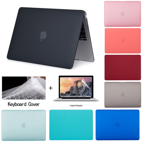 Coque pour Apple Macbook Air 13 M1 A1932 A2179 Pro 12 11 15 16 touch bar A2338, nouveauté 2022, A2289 ► Photo 1/6