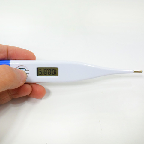Thermomètre électronique professionnel pour chiens et chats, coffre-fort, sec et humide, outil médical pour animaux de compagnie, LED ► Photo 1/6