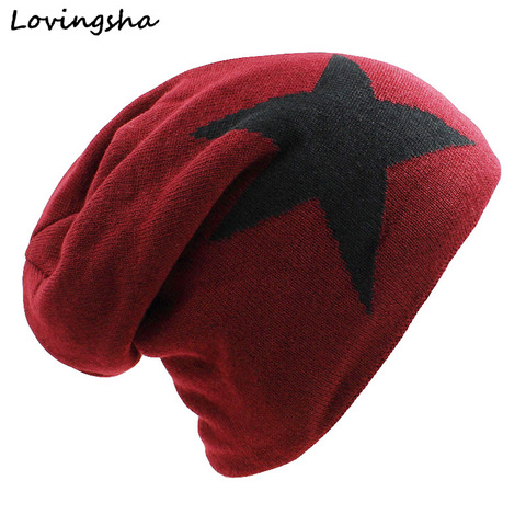LOVINGSHA-Bonnet en fausse fourrure, Bonnet chaud, tricoté pour homme et femme, pour l'hiver ► Photo 1/6