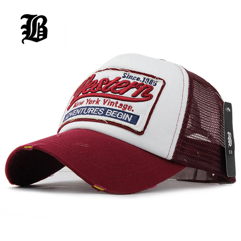 [FLB] été Casquette de Baseball broderie maille Casquette chapeaux pour hommes femmes Gorras Hombre chapeaux décontracté Hip Hop casquettes papa Casquette F207 ► Photo 1/6