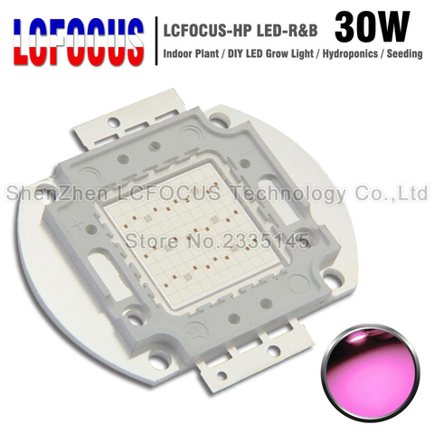 10W 20W 30W 50W 100W 200W 300W rouge profond 660nm + bleu Royal 440nm élèvent l'épi de puce LED élèvent la lampe légère pour l'herbe d'intérieur de fleur de plante ► Photo 1/1