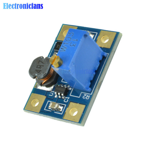 5 pièces DC-DC SX1308 Étape Réglable Module D'alimentation Convertisseur 2-24 V à 2-28 V 2A Step-UP Module Protection Automatique ► Photo 1/6