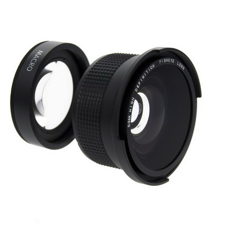 Objectif Fisheye grand Angle pour œil de poisson Lightdow 52mm 0.35X pour Canon Nikon Sony DSLR ► Photo 1/6