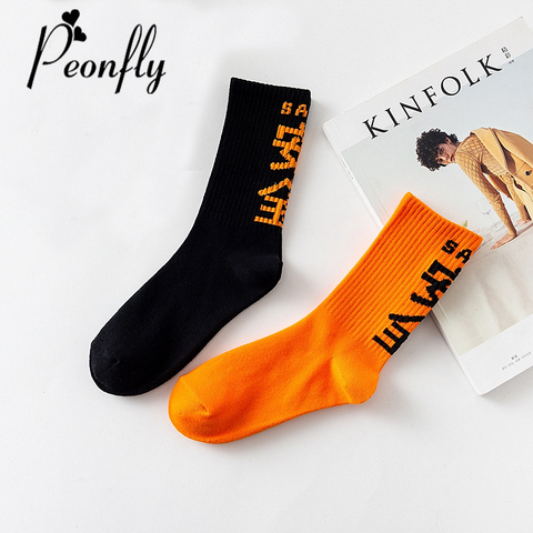 PEONFLY – chaussettes en coton imprimées pour femme, socquettes confortables et décontractées, Design Original, personnages chinois, Skateboard de rue ► Photo 1/6