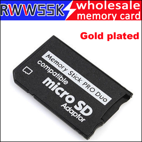 Carte Micro SD tf à MS Pro Duo, adaptateur, bâton de mémoire jusqu'à 32 go, 100 pièces/lot ► Photo 1/3