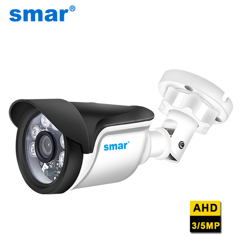 Smar – caméra de sécurité AHD Super HD 3MP/5MP, étanche, 6 x Nano led IR, système de vidéosurveillance avec support ► Photo 1/6