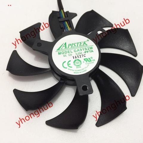 APISTEK – ventilateur sans cadre, 12V DC, 0,25 a, 4 fils, pour serveur ► Photo 1/1