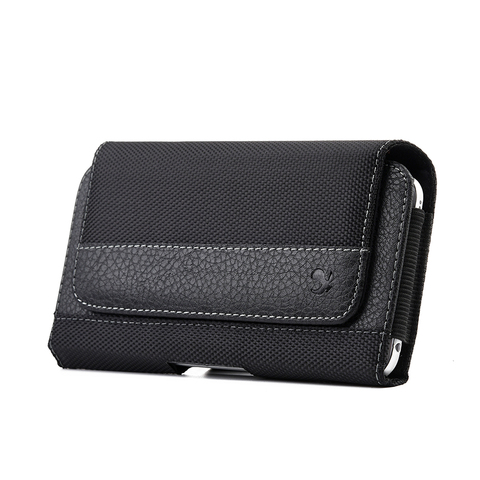 Universel 4.7/5.5 pouces téléphone extérieur pochette pour couvercle de boîtier pour Samsung Galaxy S8 S9 S10 plus A7 A8 2022 S10 lite ceinture pince sac de taille ► Photo 1/6