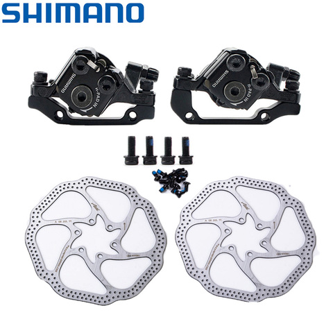 Shimano BR-M375 TX805 étriers de frein à disque mécanique pour Acera Alivio Deore avec patins en résine M375 étrier w/n G3 HS1 Rotor TX805 ► Photo 1/6