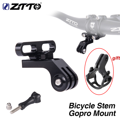 ZTTO 1pc haute résistance tige de vélo Gopro montage léger support de CNC adaptateur universel pour XC AM vtt VTT vélo de route ► Photo 1/6