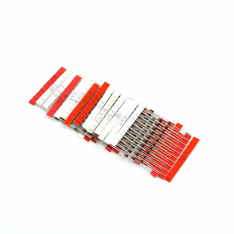 Kit de diodes Zener DO-41 140 V-30V, 14 valeurs * 10 pièces = 3.3 pièces, 1W, composant à monter soi-même, nouveau ► Photo 1/1