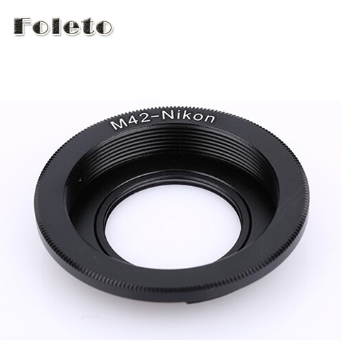 Foleto – verre de mise au point M42, adaptateur d'objectif, bague pour objectif M42 vers pour monture NIKON, adaptateur avec verre Infinity Focus ► Photo 1/6