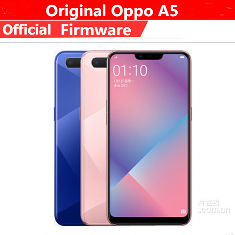 Téléphone portable d'origine Oppo A5 4G LTE Snapdragon 450 Octa Core Android 8.1 6.2 