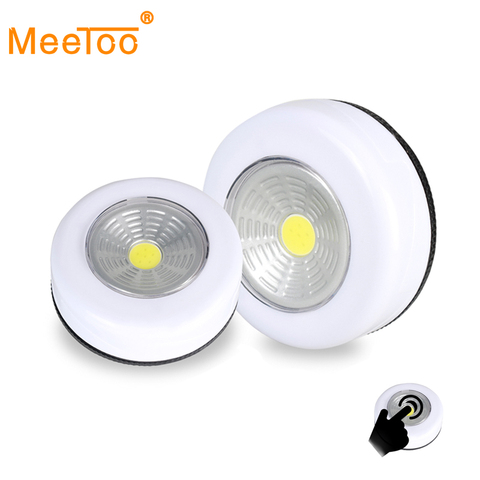 COB LED Sans Fil de Robinet de Bâton Armoire Light Touch Lampe 3 w Batterie Propulsé Cuisine Cabinet Placard Push Robinet Accueil Bâton sur Lampe Blub ► Photo 1/6