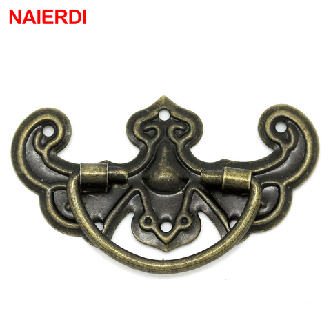 NAIERDI-poignées rétro Bronze pour tiroir, porte d'armoire, boîte à bijoux, 20 pièces, boutons de garde-robe pour le matériel de meubles ► Photo 1/6