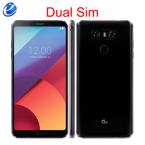 Original débloqué LG G6 double Sim H870DS 64 GB/128 GB ROM H873 Android téléphone portable 4G LTE 5.7 