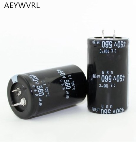 Condensateur électrolytique 560UF, 450V, 35x50MM, 2 à 20 pièces ► Photo 1/1