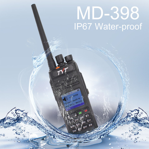 TYT – walkie-talkie Radio numérique DMR, appareil de communication bidirectionnel, étanche IP67, intercom MD398 10W ► Photo 1/6