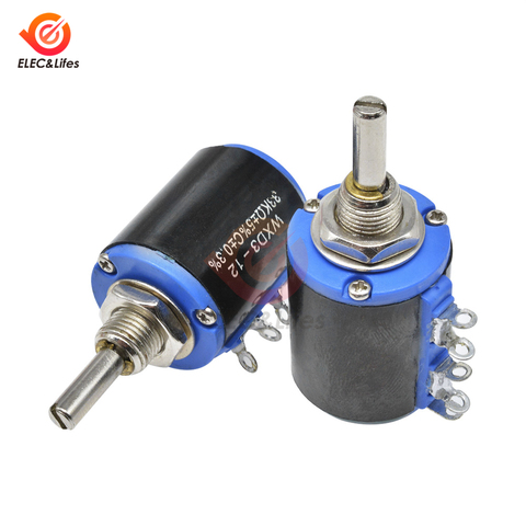 Potentiomètre rebobiné à fil multicœur 1W WXD3-12-1W WXD3-12 100 1K 220 K 470 K 10K 22K 33K 47K Ohm ± 3.3 ► Photo 1/6