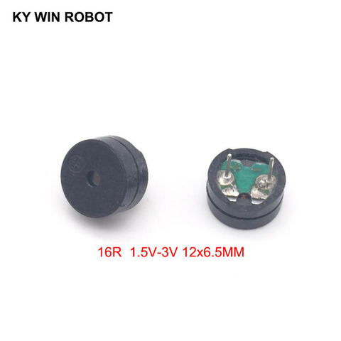 Buzzer passif AC 12MM x 6.5MM 12065 16R, résistance 1.5V-3V, usage courant, vente en gros, 10 pièces/lot ► Photo 1/6