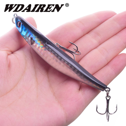 1 pièces Flottant Wobbler Appâts 90mm 8g Topwater Crayon Leurre De Pêche Flexion Surface Poisson Mourant S'attaquer Japon Artificiel Appâts Durs ► Photo 1/6