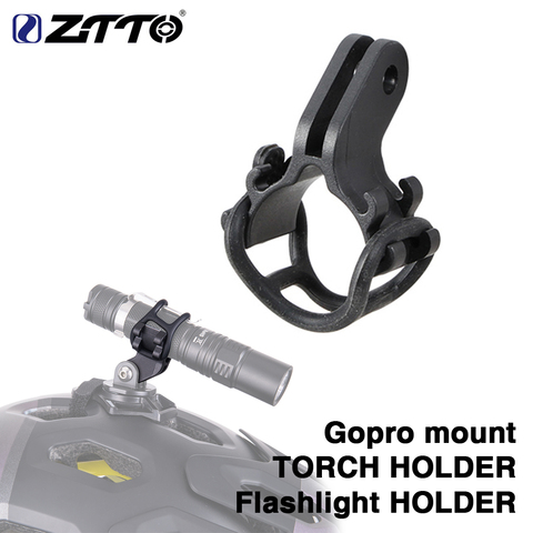 ZTTO – support de lampe torche pour vélo de route, pièces de bicyclette réglables pour Gopro ► Photo 1/6