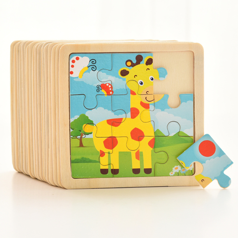 Puzzle 3D en papier pour enfants, jouets éducatifs pour bébés, 1 pièces ► Photo 1/4